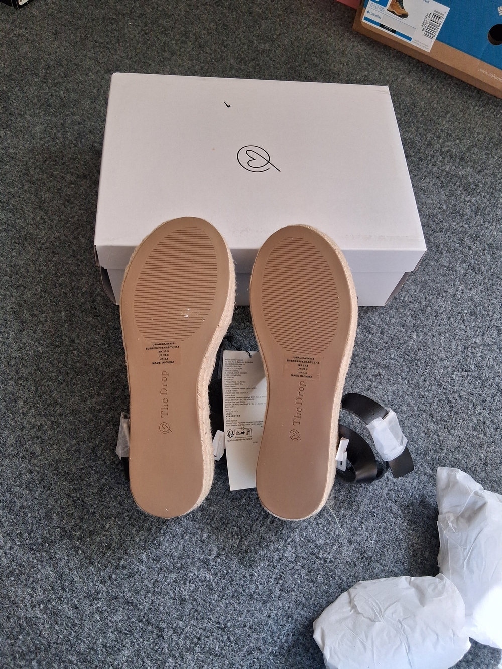 Black Espadrille Platform Sandals - Women - Picture 9 of 14